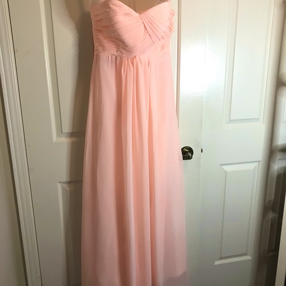 Strapless Pleated Bridesmaid Dress - Picture 2 of 11